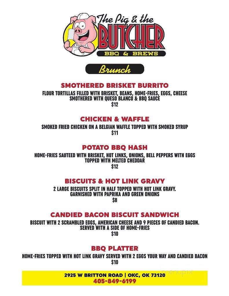 The Pig and the Butcher - The Village, OK menu_pic