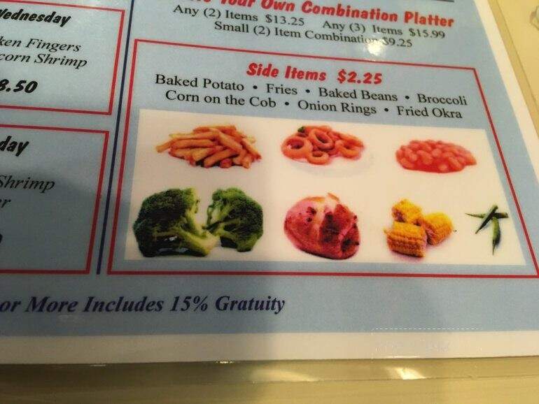 Fisherman's Dock - Kingsport, TN menu_pic