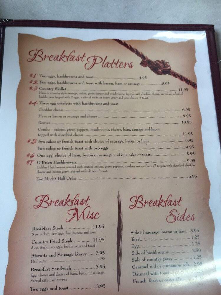 Country Rose Cafe - Dickinson, ND menu_pic