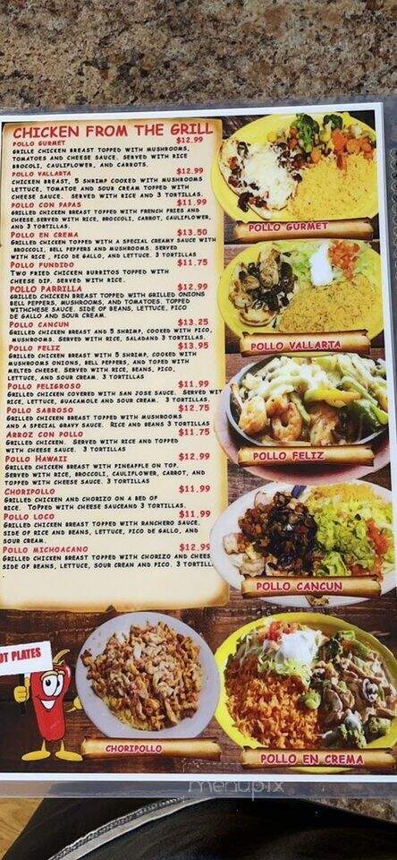 Los Tulipanes Mexican Restaurant - Pipestone, MN menu_pic