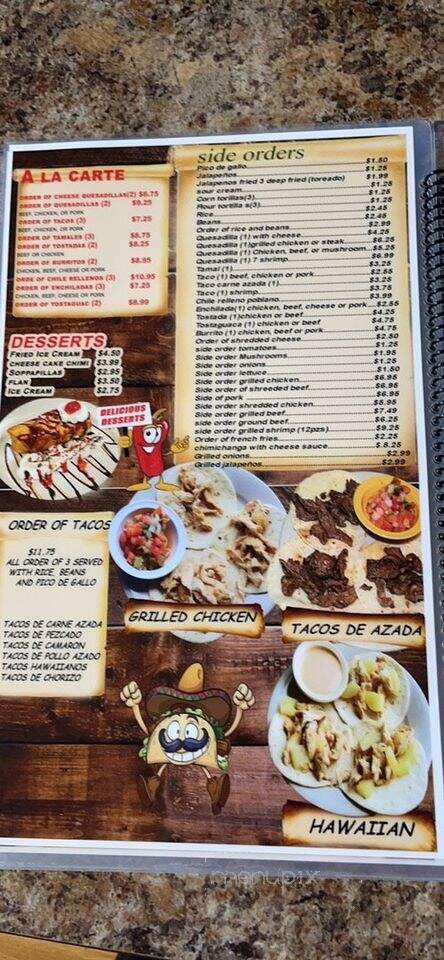 Los Tulipanes Mexican Restaurant - Pipestone, MN menu_pic