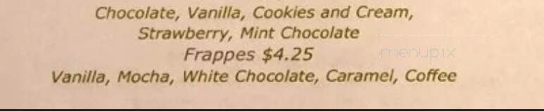 Second Street Bean - Columbia, MS menu_pic