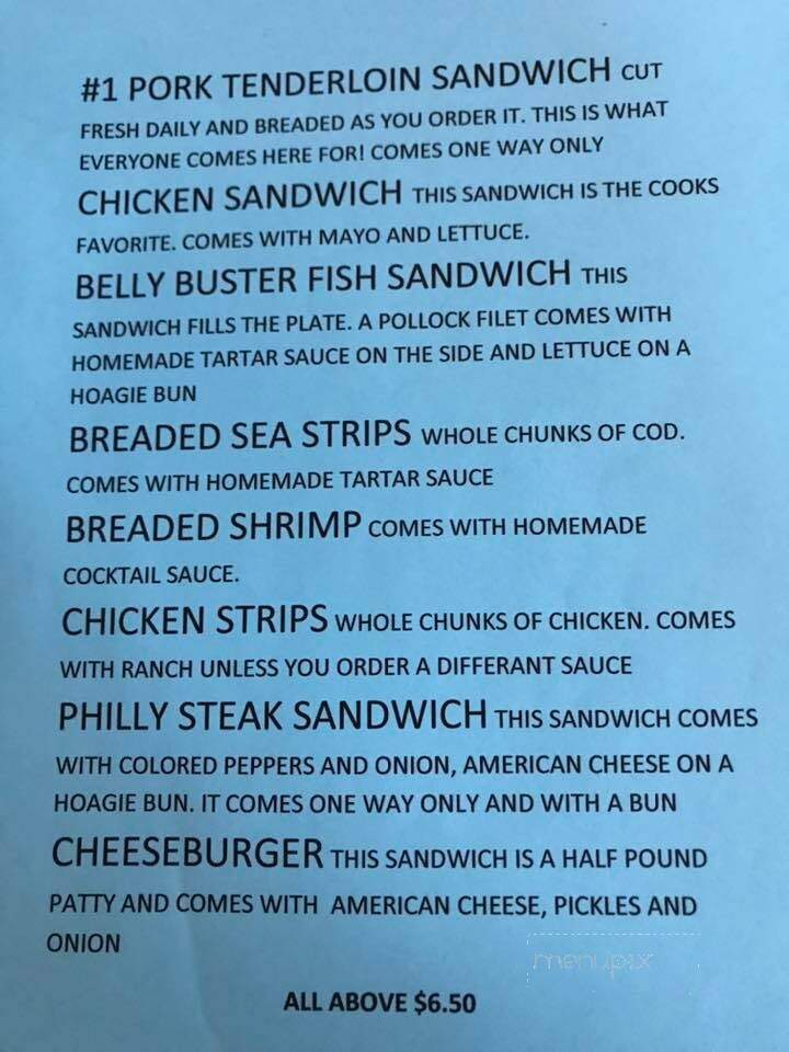 Larsen's Pub - Elk Horn, IA menu_pic