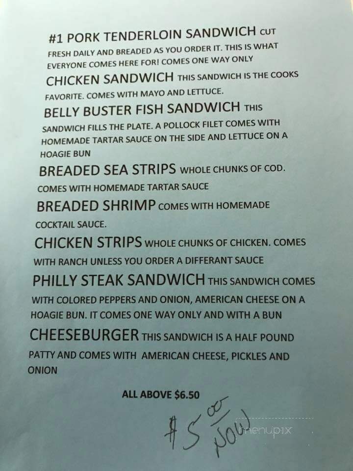 Larsen's Pub - Elk Horn, IA menu_pic