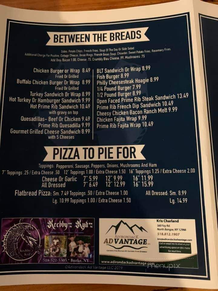 JC's River Run Bar and Grill - Waddington, NY menu_pic