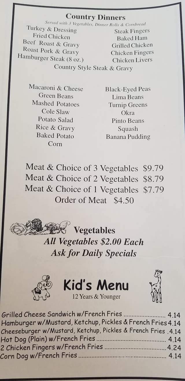 Carolina Grill - Woodruff, SC menu_pic