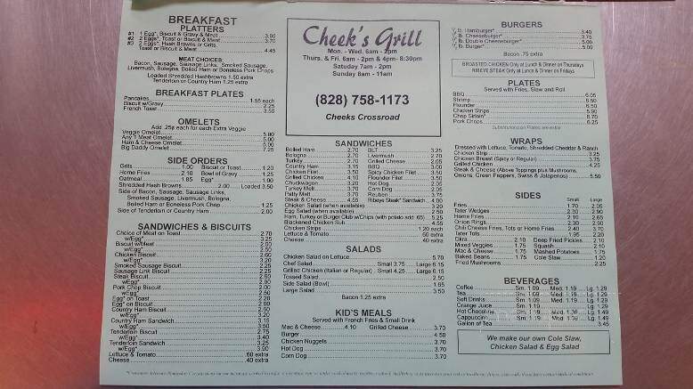 Cheek's Convenience & Grill - Lenoir, NC