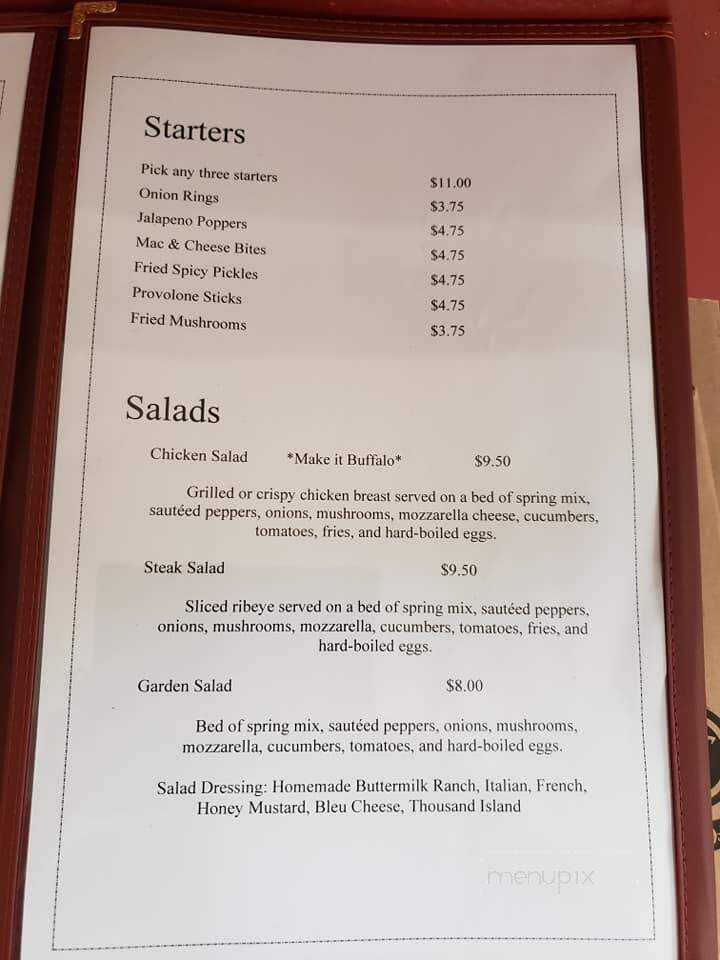 Farmhouse Kitchen & Bakery - Claysville, PA menu_pic