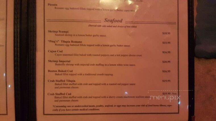 Duke's Cafe - Donora, PA menu_pic