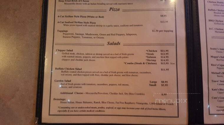 Duke's Cafe - Donora, PA menu_pic