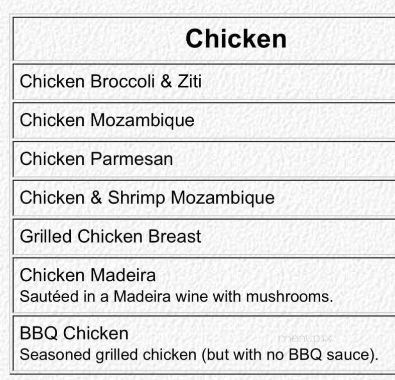 Captain's Place - Acushnet, MA menu_pic