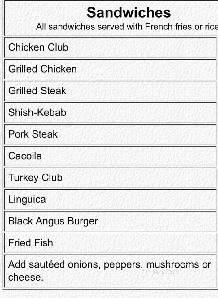 Captain's Place - Acushnet, MA menu_pic