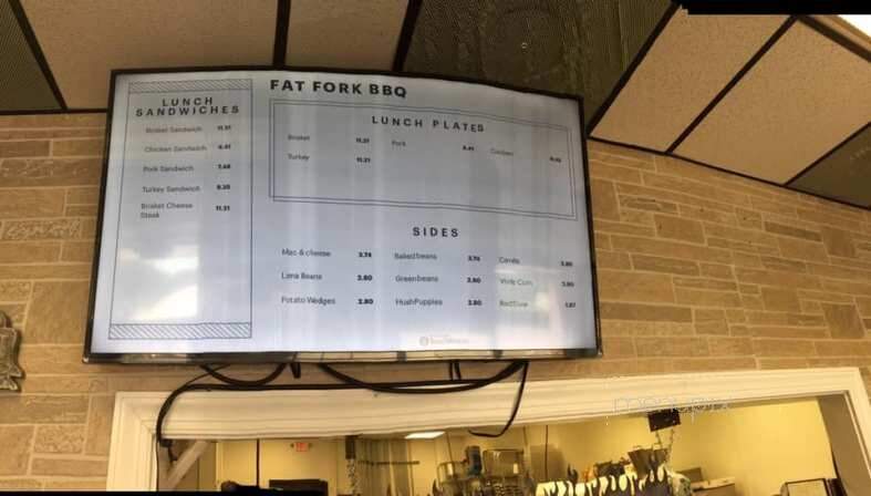 Fat Fork BBQ - Denver, NC menu_pic