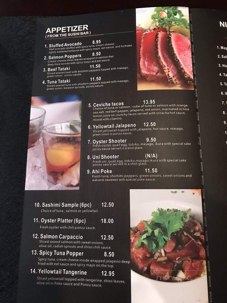 Kizuna Japanese Sushi & Grill - Kaneohe, HI menu_pic
