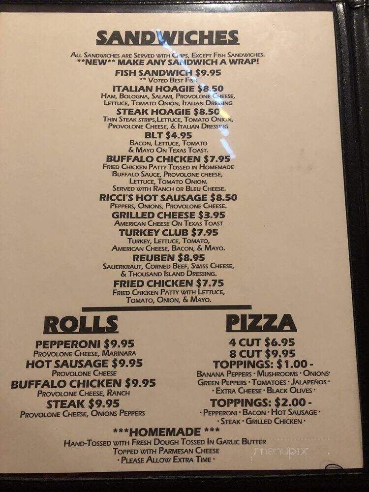 Mugshots Cafe - Crafton, PA menu_pic