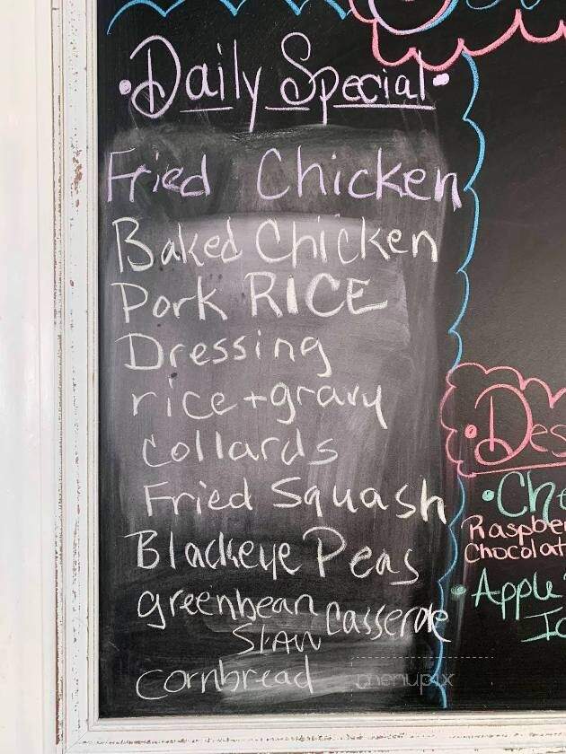 Chat 'n' Chew Restaurant - Turbeville, SC menu_pic