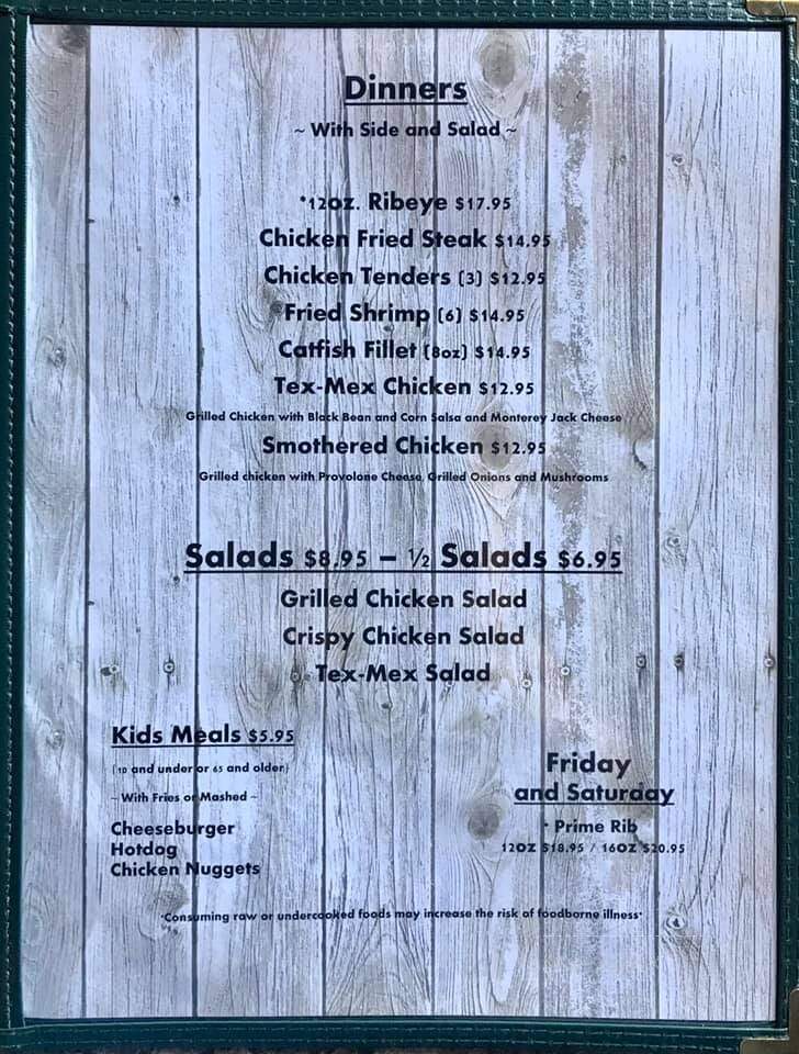 Southside Bar and Grill - Sabetha, KS menu_pic