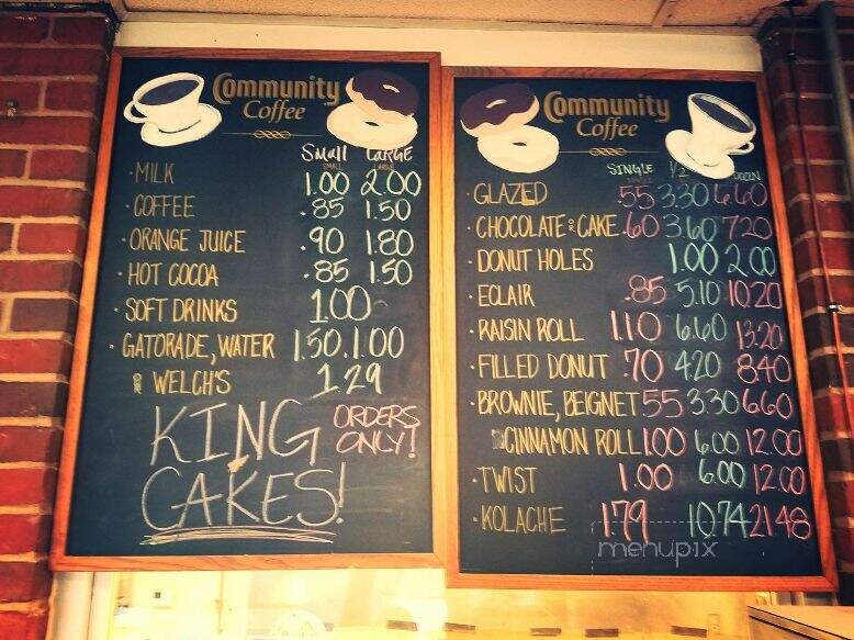 Mikey's Donut King - Opelousas, LA menu_pic