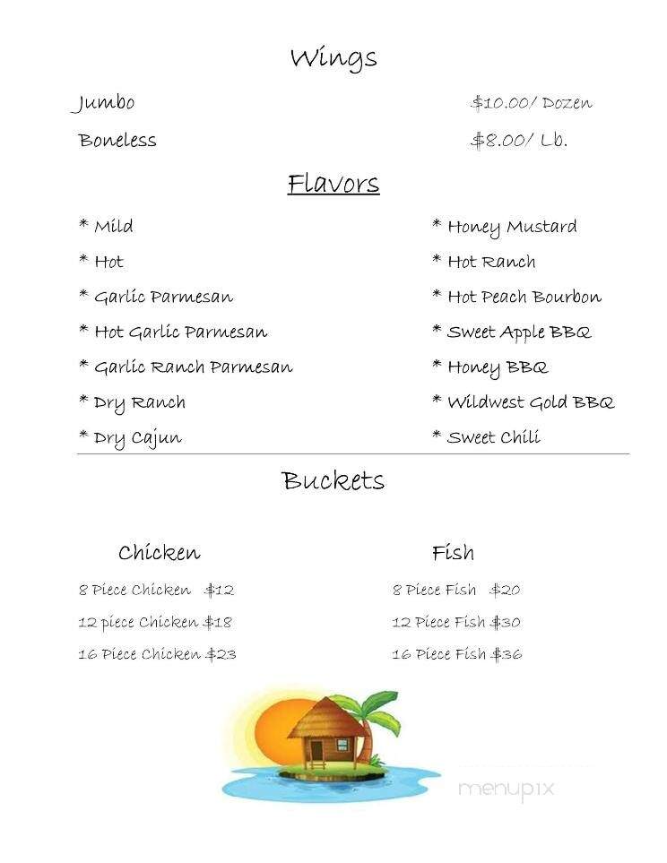 Hut Family Restaurant - Brockway, PA menu_pic