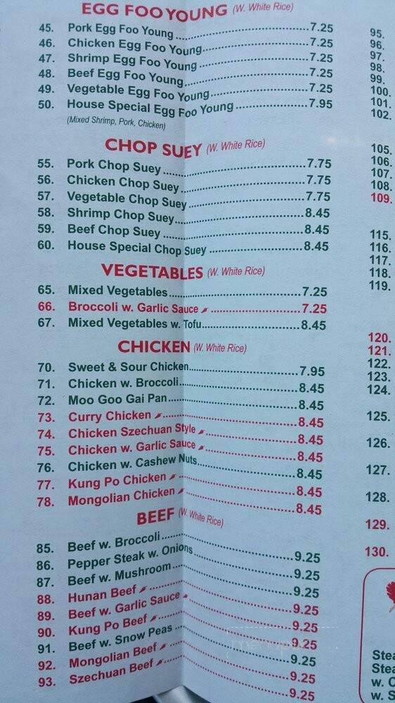 Dwight Chinese Restaurant - Dwight, IL menu_pic