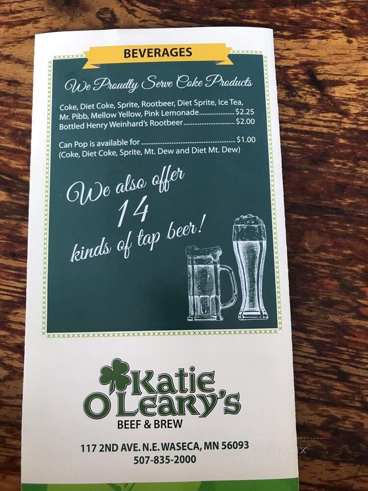 Katie O'Leary's Beef & Brew - Waseca, MN
