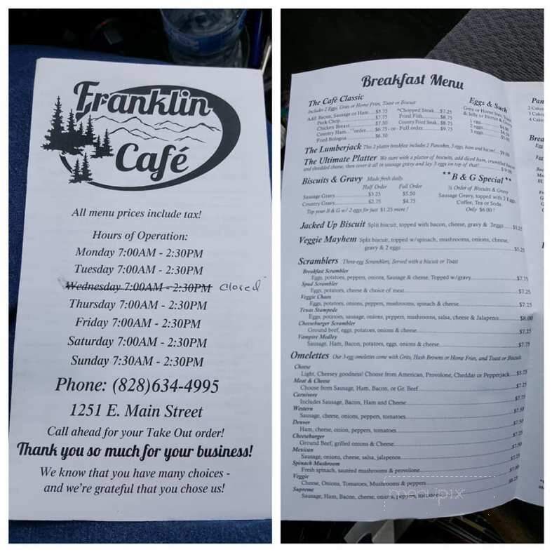 Franklin Cafe - Franklin, NC