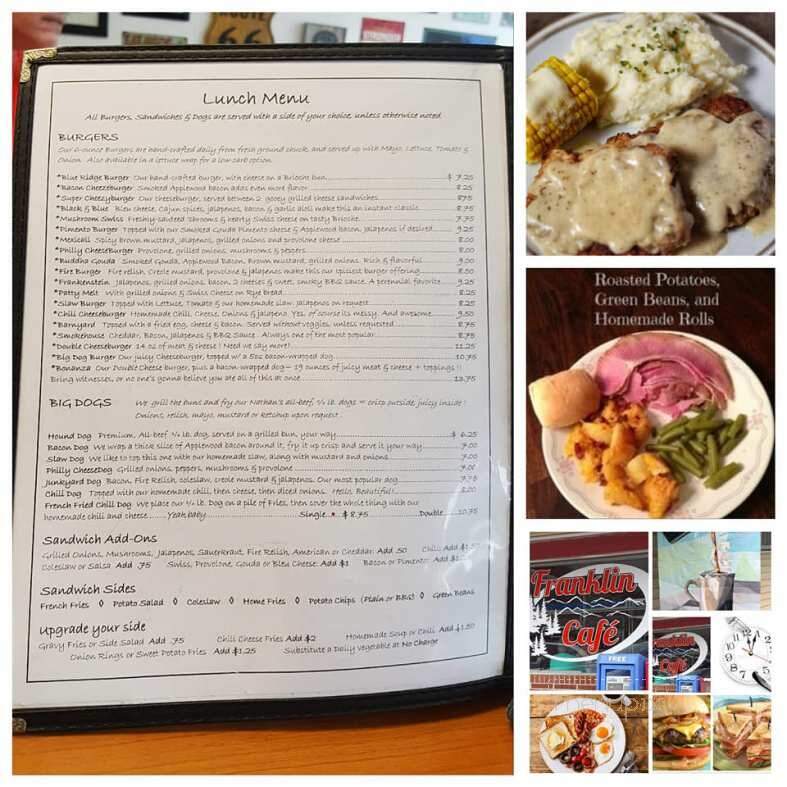 Franklin Cafe - Franklin, NC menu_pic