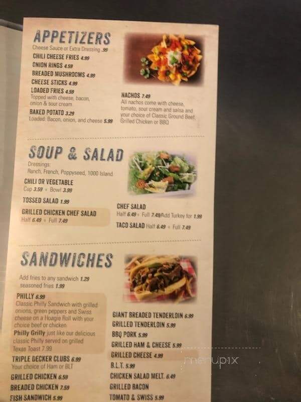 Depot - Neoga, IL menu_pic