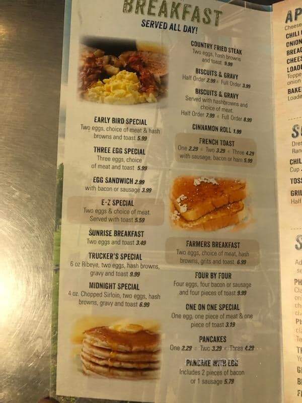 Depot - Neoga, IL menu_pic