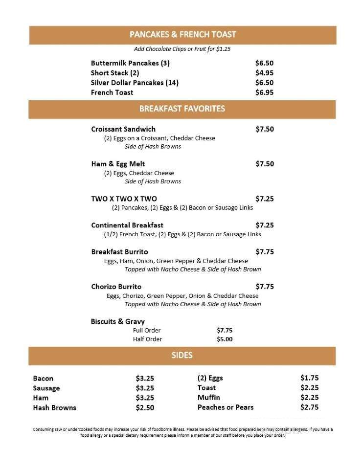 Momence Cafe - Momence, IL menu_pic