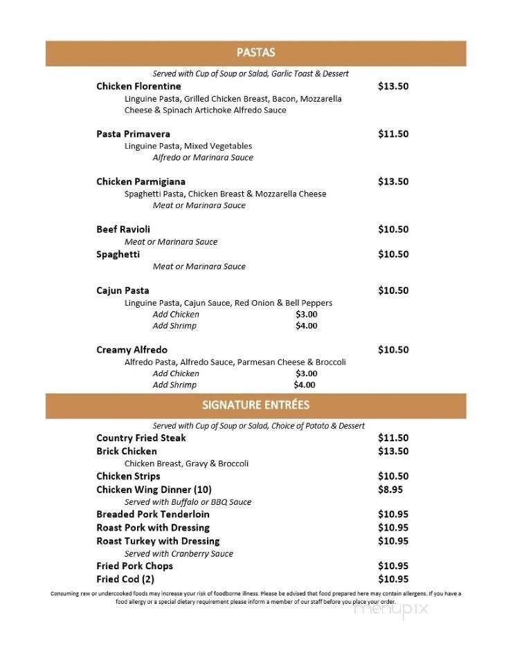 Momence Cafe - Momence, IL menu_pic