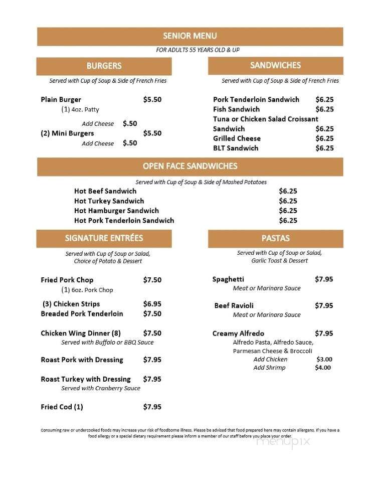 Momence Cafe - Momence, IL menu_pic