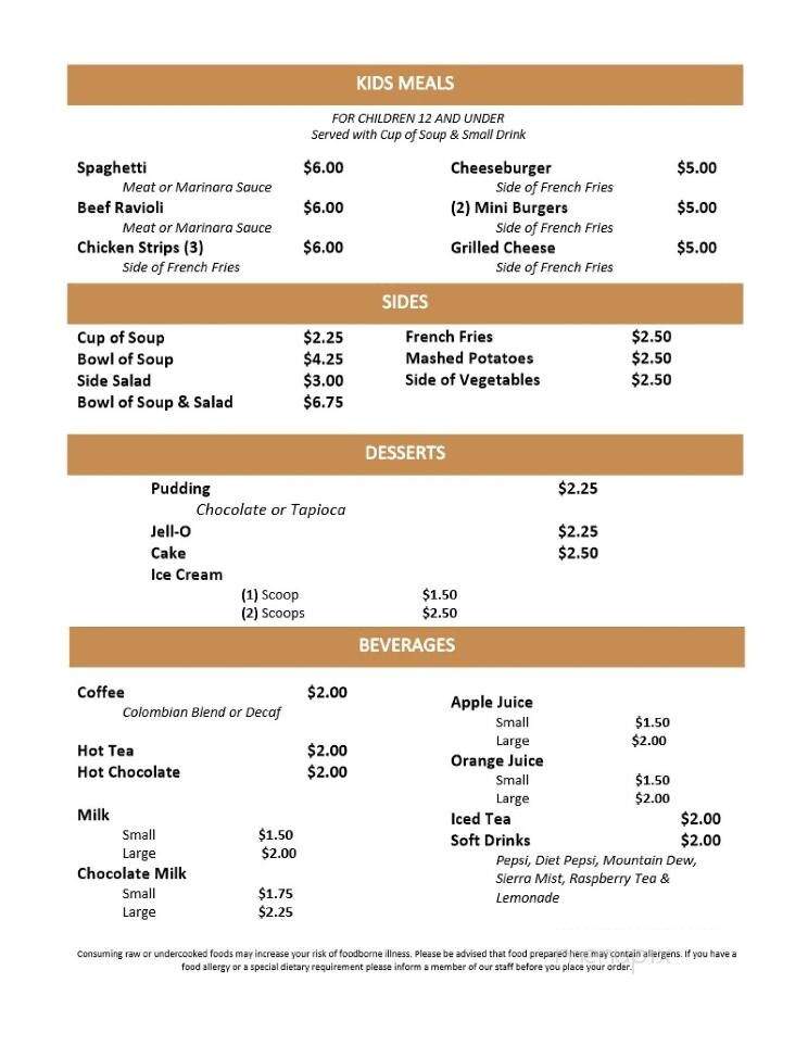 Momence Cafe - Momence, IL menu_pic