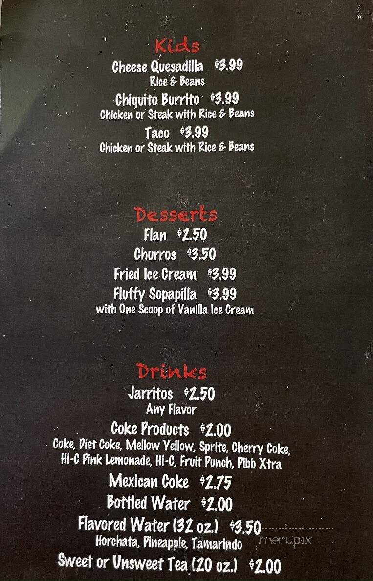 Lugo's Taco Street - Bad Axe, MI menu_pic