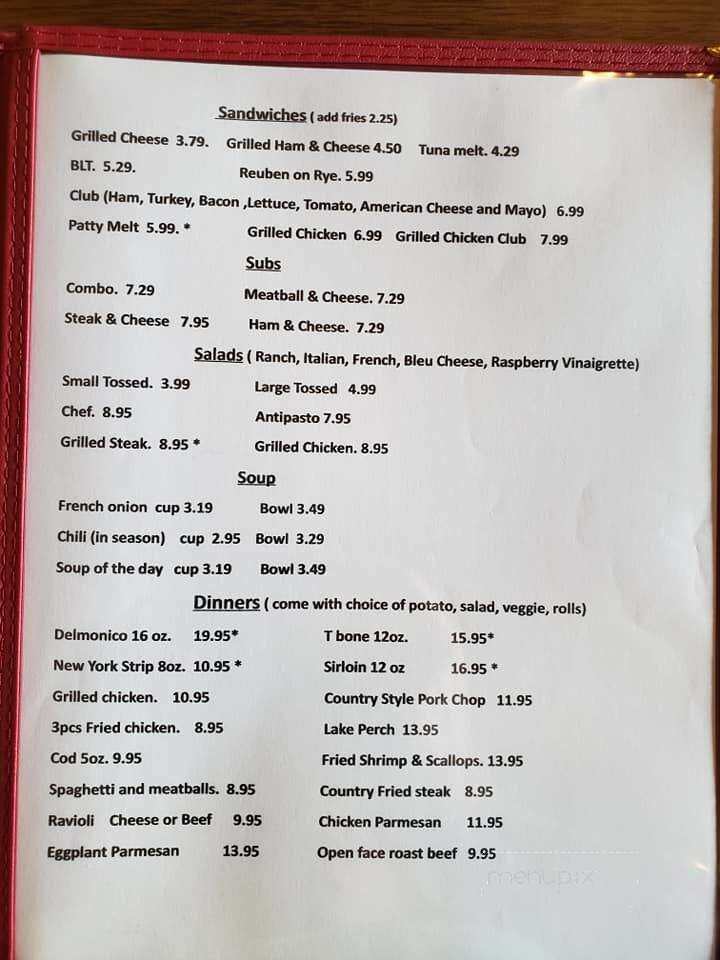 Little Bit of Country Family Restaurant - Erie, PA menu_pic