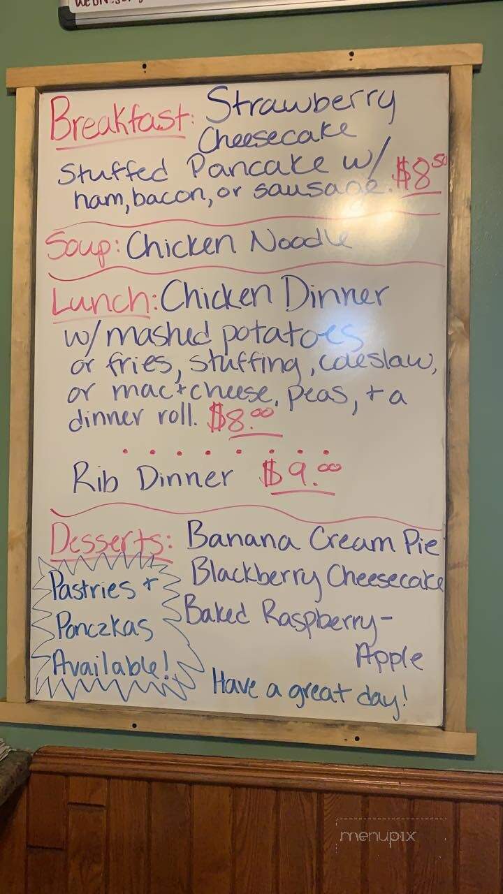 Polonia Cafe - Custer, WI menu_pic