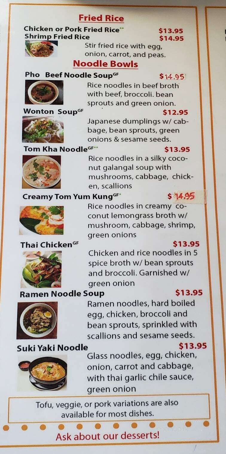Pad Thai Cafe - Soldotna, AK menu_pic