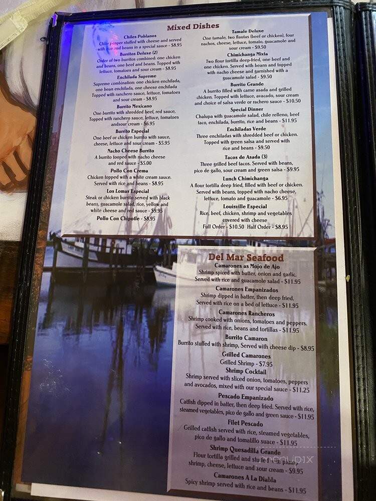 Las Lomas Mexican Restaurante - Louisville, GA menu_pic