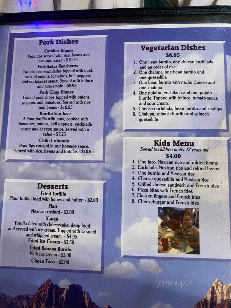 Las Lomas Mexican Restaurante - Louisville, GA menu_pic