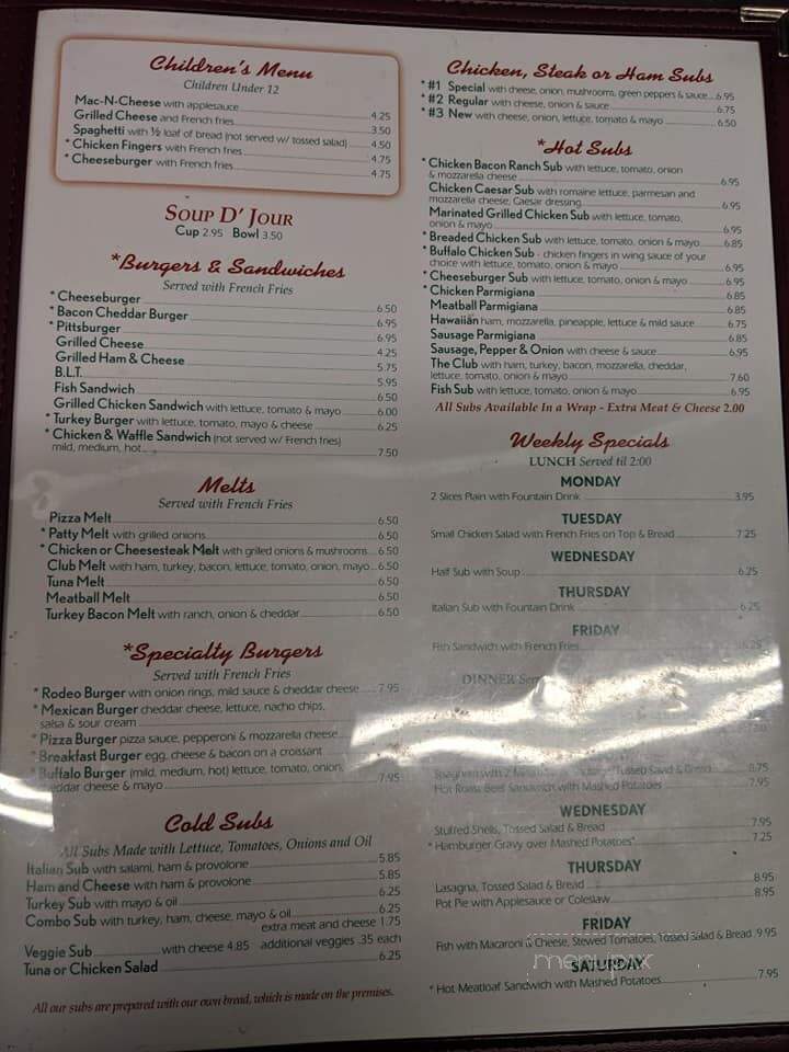 Reedsville Oip - Reedsville, PA menu_pic