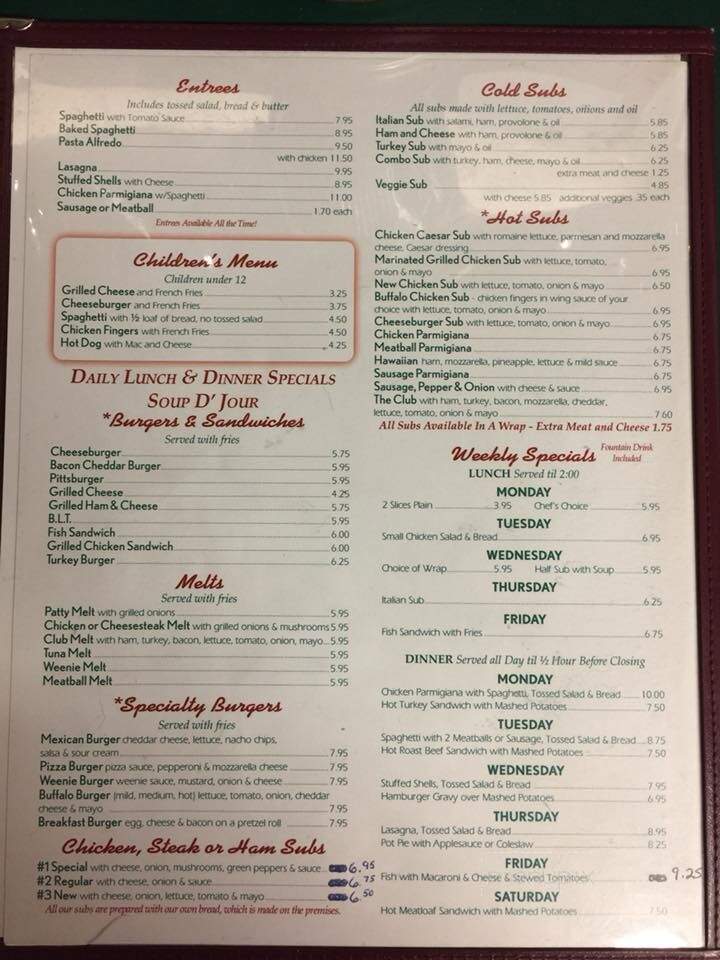 Reedsville Oip - Reedsville, PA menu_pic