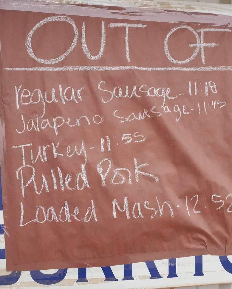 Pitforks and Smokerings BBQ - Slaton, TX menu_pic