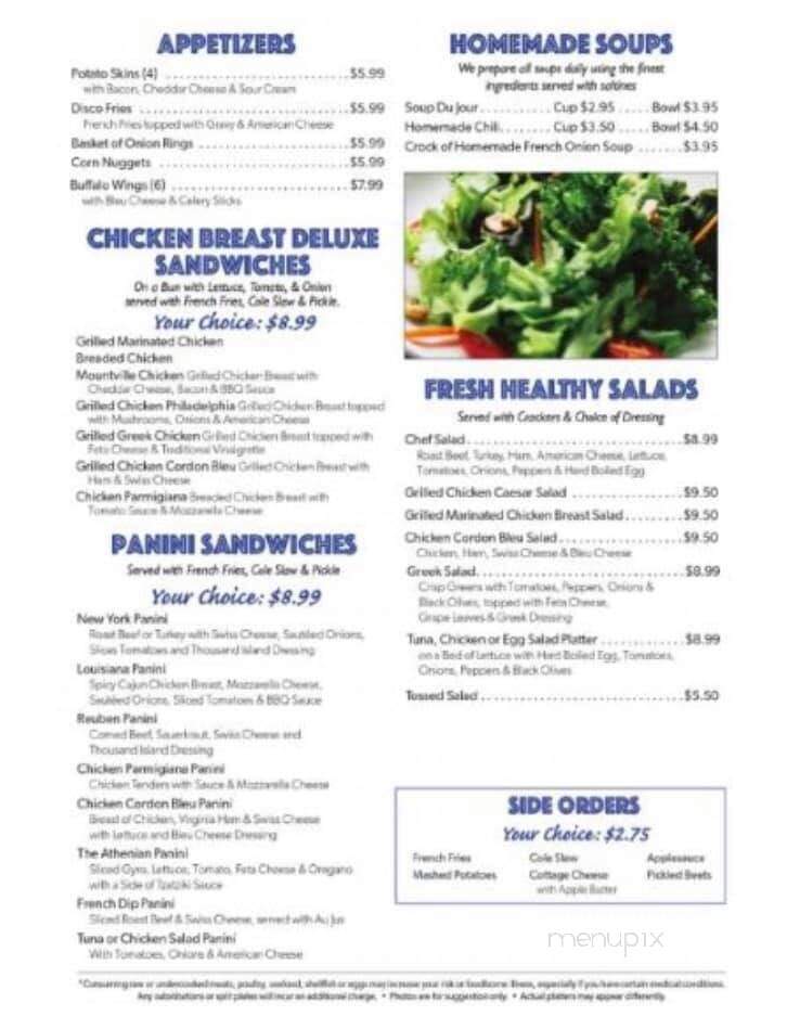 Mountville Family Restaurant - Mountville, PA menu_pic