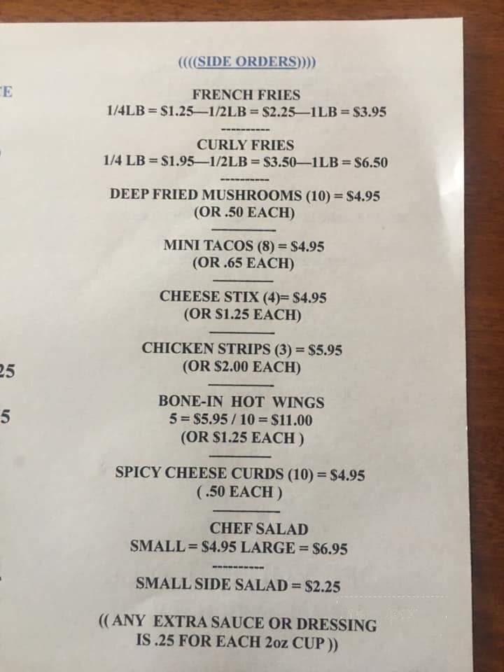 Industrial Tavern - Centralia, IL menu_pic