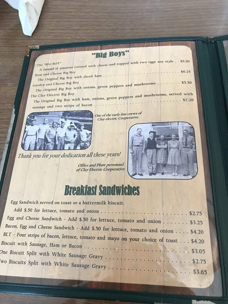 Keystone Inn - Keystone Heights, FL menu_pic