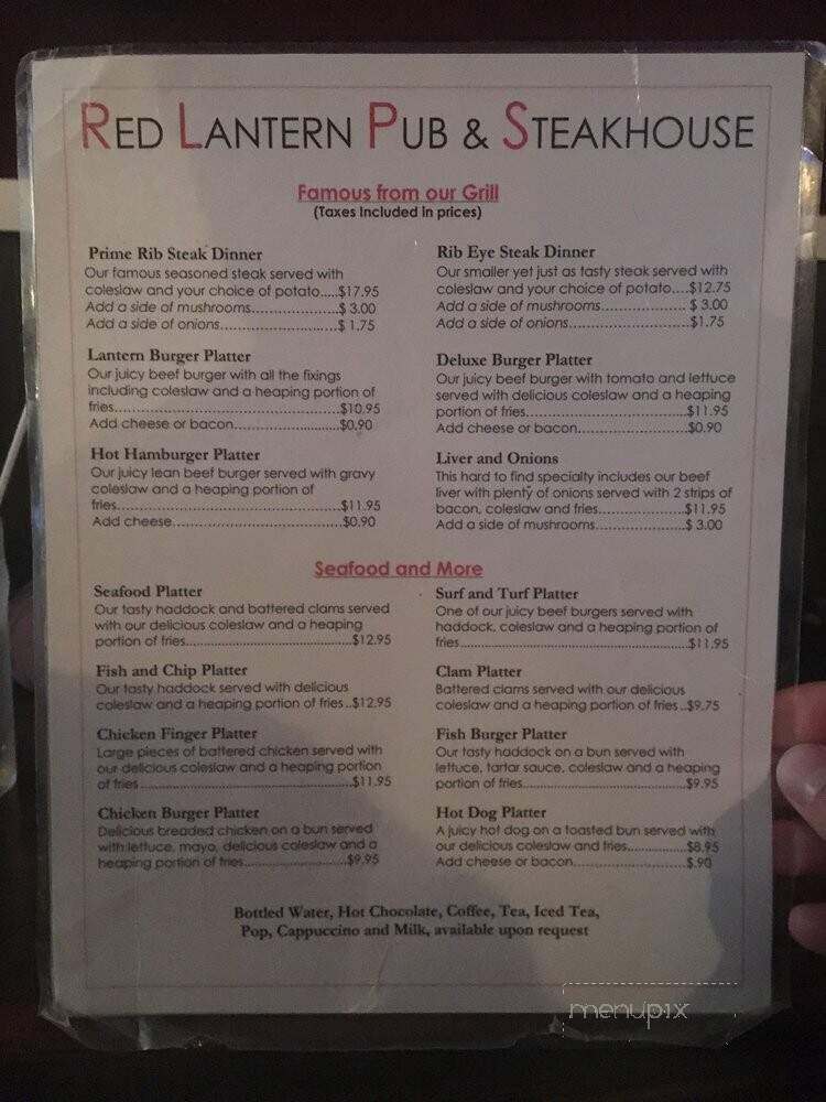 Red Lantern Pub & Steakhouse - Fredericton, NB