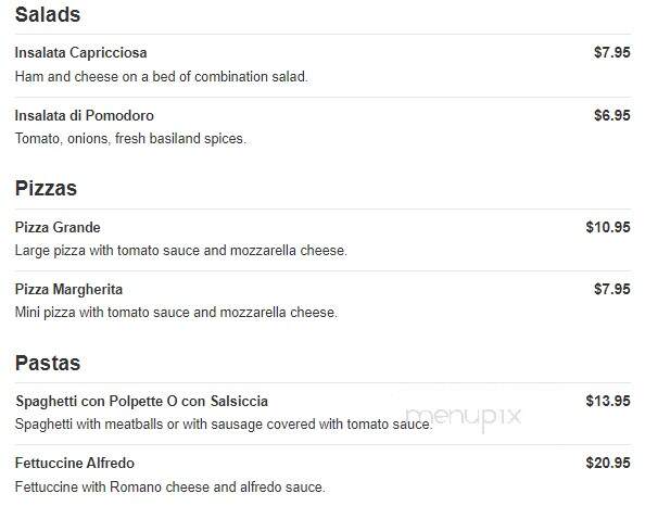 Costagliola's Little Italy - Newburgh, NY menu_pic