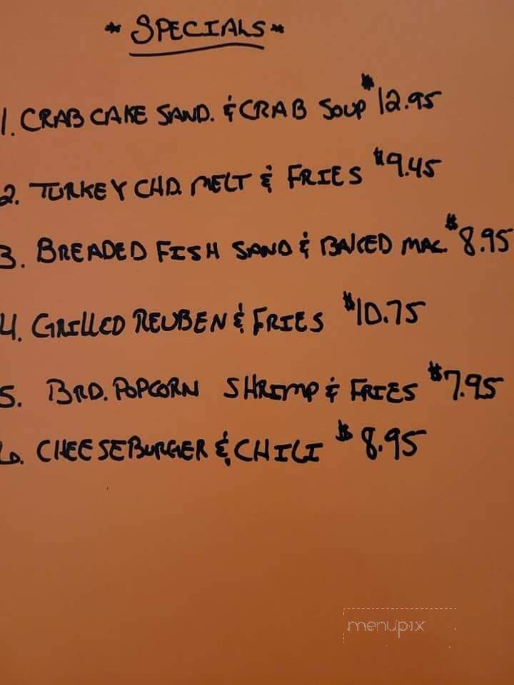 Hot Point Inn - Shippensburg, PA menu_pic