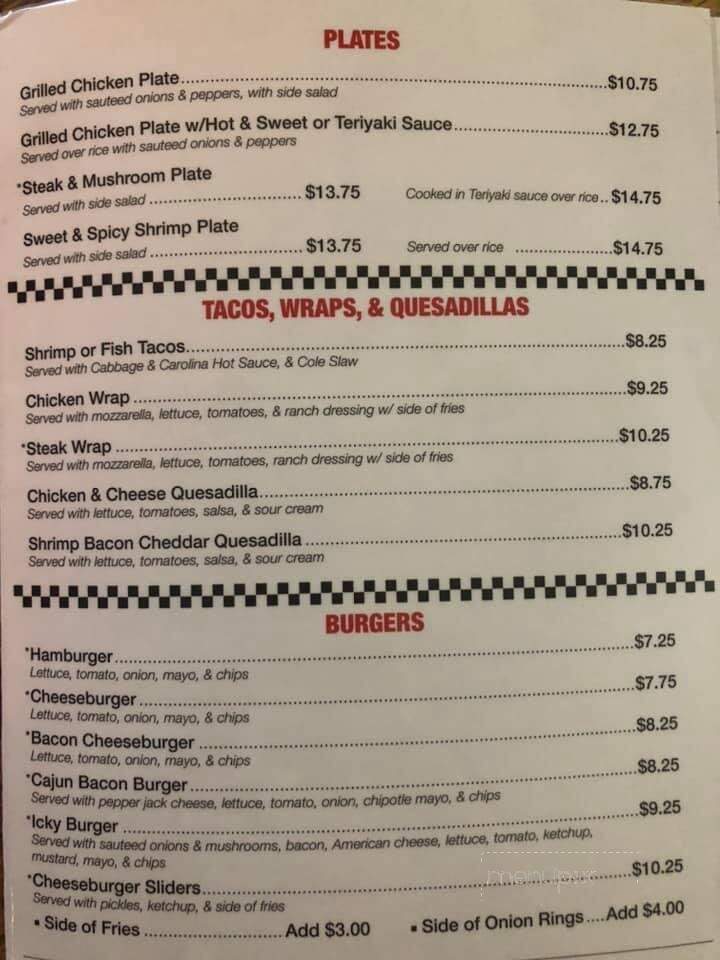 Jack & Georges - Altoona, PA menu_pic