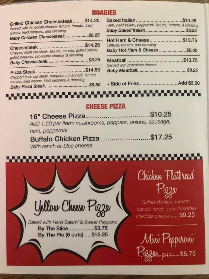 Jack & Georges - Altoona, PA menu_pic